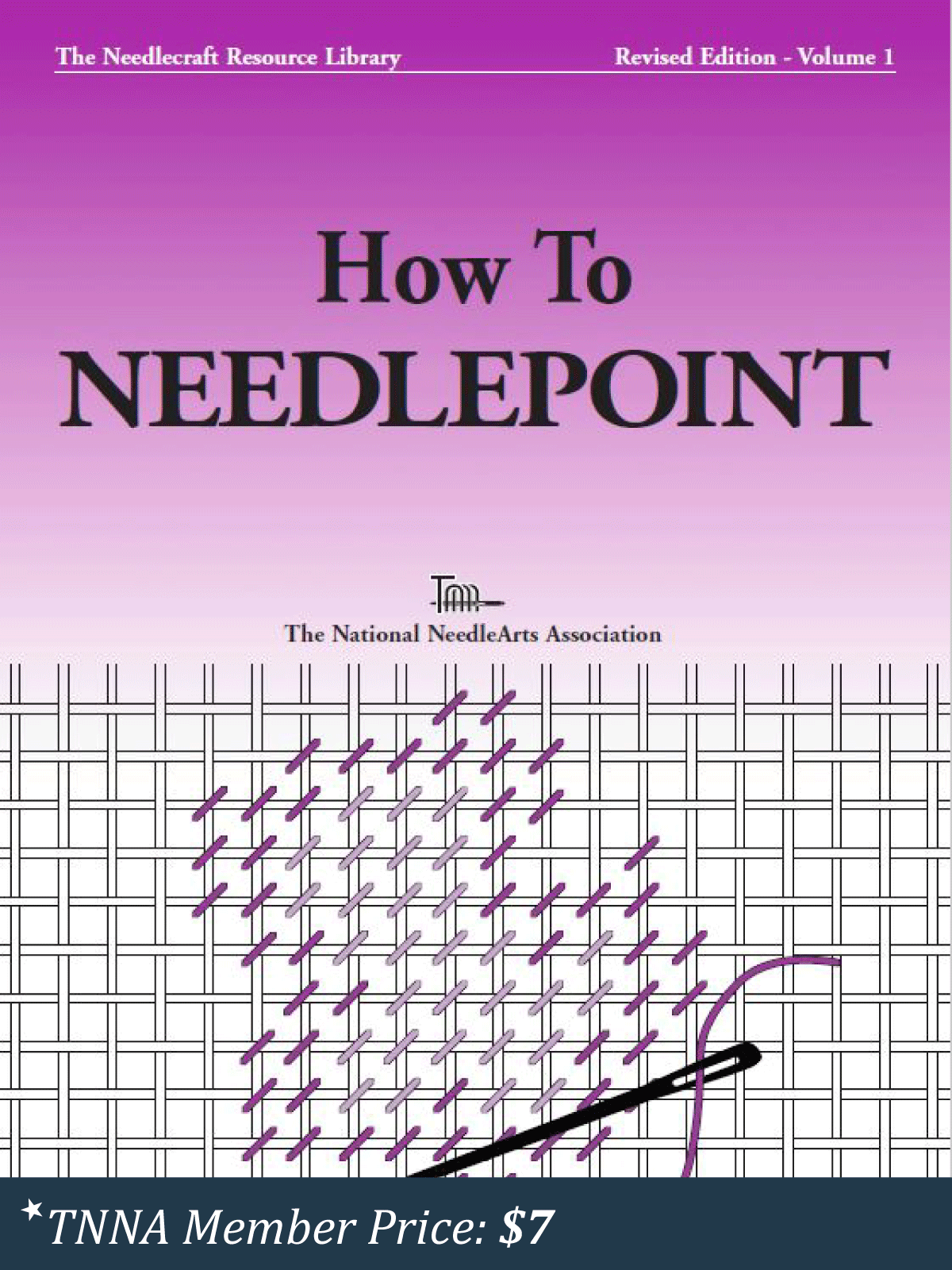 National Needlework Books: How to Needlepoint, Paperback Book - Member price $7