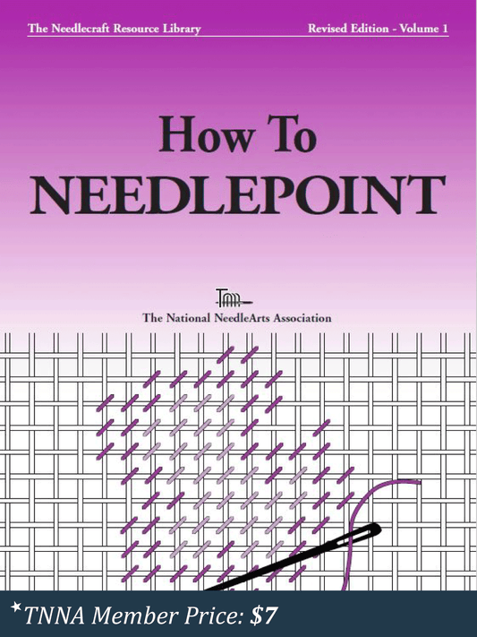 National Needlework Books: How to Needlepoint, Paperback Book - Member price $7